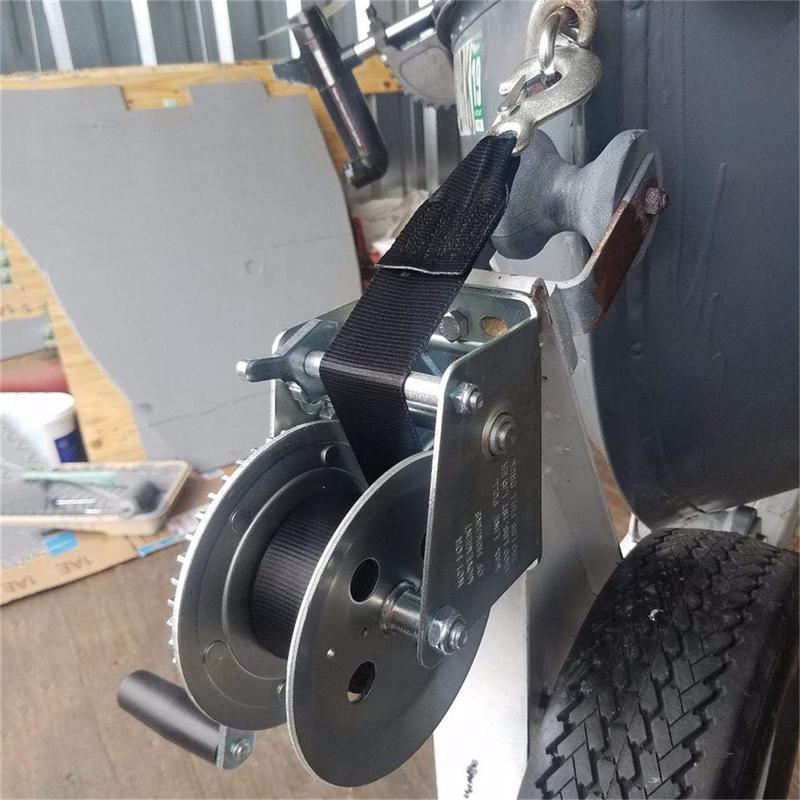 Boat Trailer Winch Strap Car Towing Rope Outdoor Emergency Trolley Rope for Auto Pontoon Fishing Boat