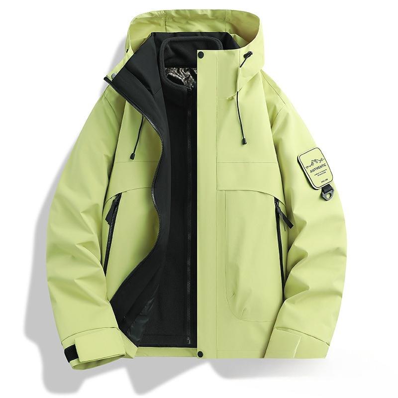 New Fashion Casual Jacket Three-in-one Windproof, Waterproof, Comfortable and Warm Men's and Women's Same Clothing