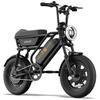 Electric Bicycle Urlife T16 500W Motor 16" Fat Tire Fully Suspended Adult Electric Bike 48V 13Ah Dual Disc Brakes 7 Speed Max Load 120Kg