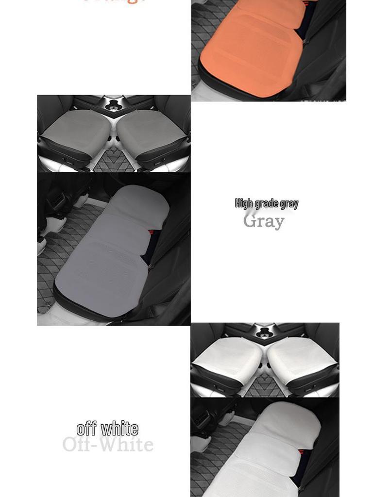 Breathable Suede Velvet Car Seat Cushion for Driver - Perforated, All-Season Cover