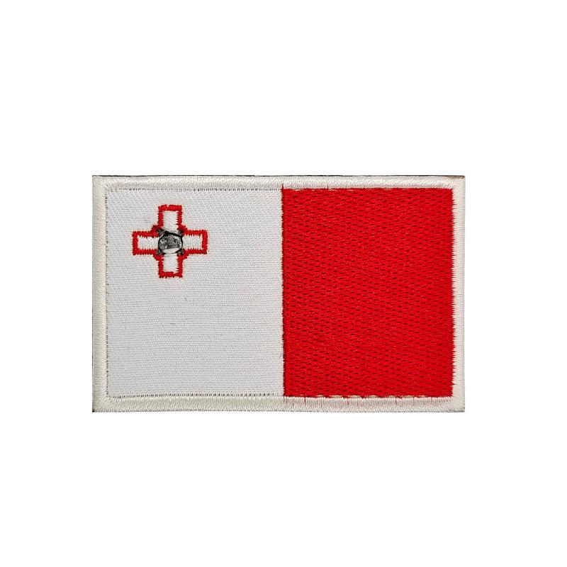 European Flags Embroidered Patches for Bags & Hats - Morale Badges with Hook, Loop & Iron-On Backing
