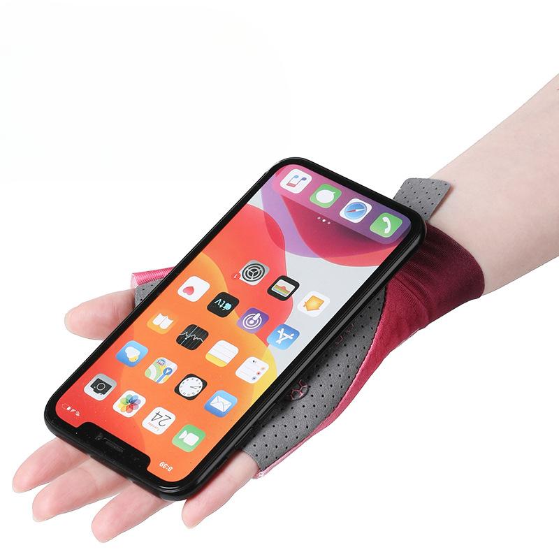 Children's Half finger Gloves Thin Sunscreen Ice Silk Breathable Wear Resistant Non Slip Elastic Outdoor Sports Riding Mesh Gloves