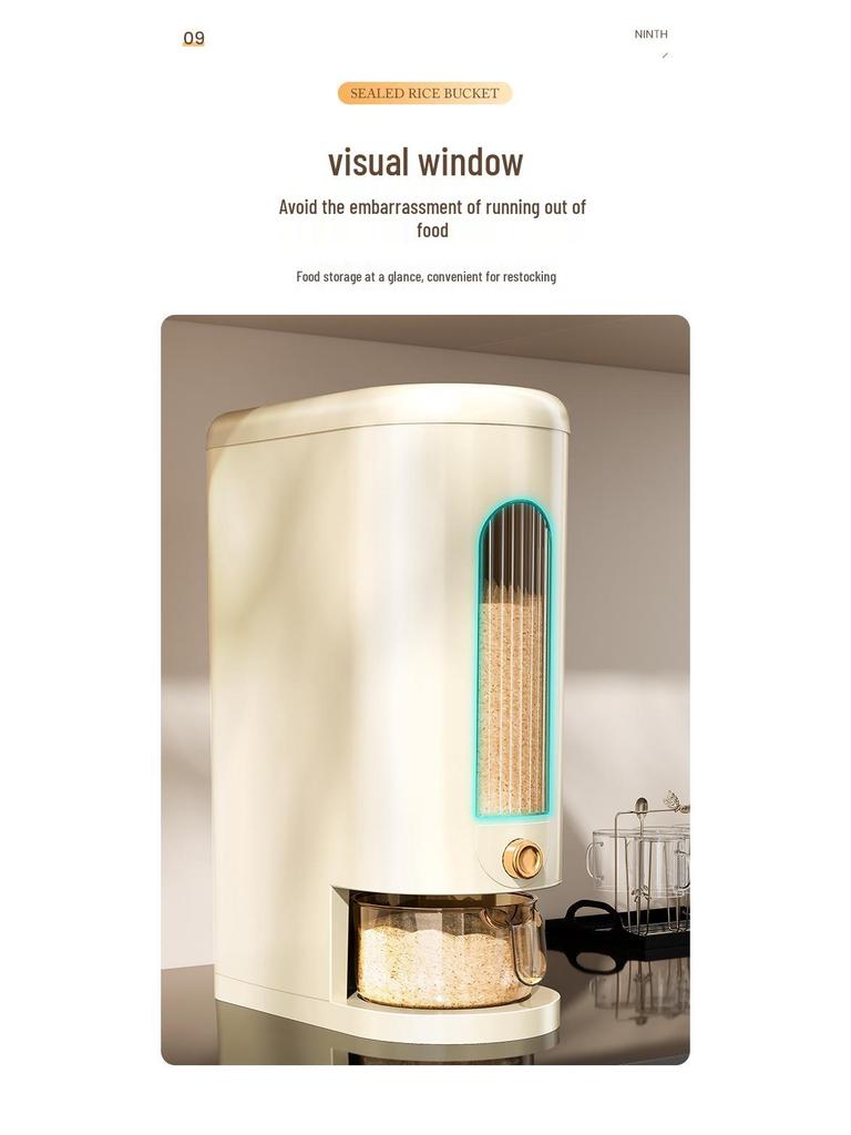 Insektensicherer Feuchtigkeitsbeständiger Aufbewahrungsbehälter für Reis & Mehl