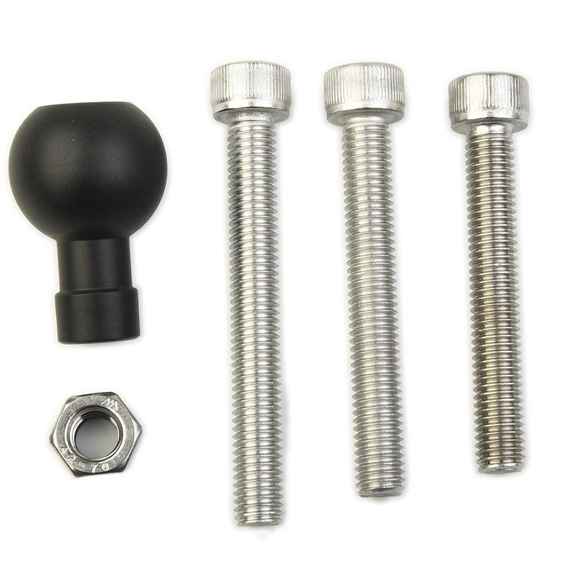 GPS Accessories Clamp Base Motorcycle Clamp Base Motorcycle W/ 1\\\\\\\  Ball Accessories Handlebar 6061 Aluminum Alloy