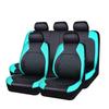 Car Seat Cover with Single Line Diamond Quilting, Embroidered PU Leather - Suitable for Europe, America, and China Markets