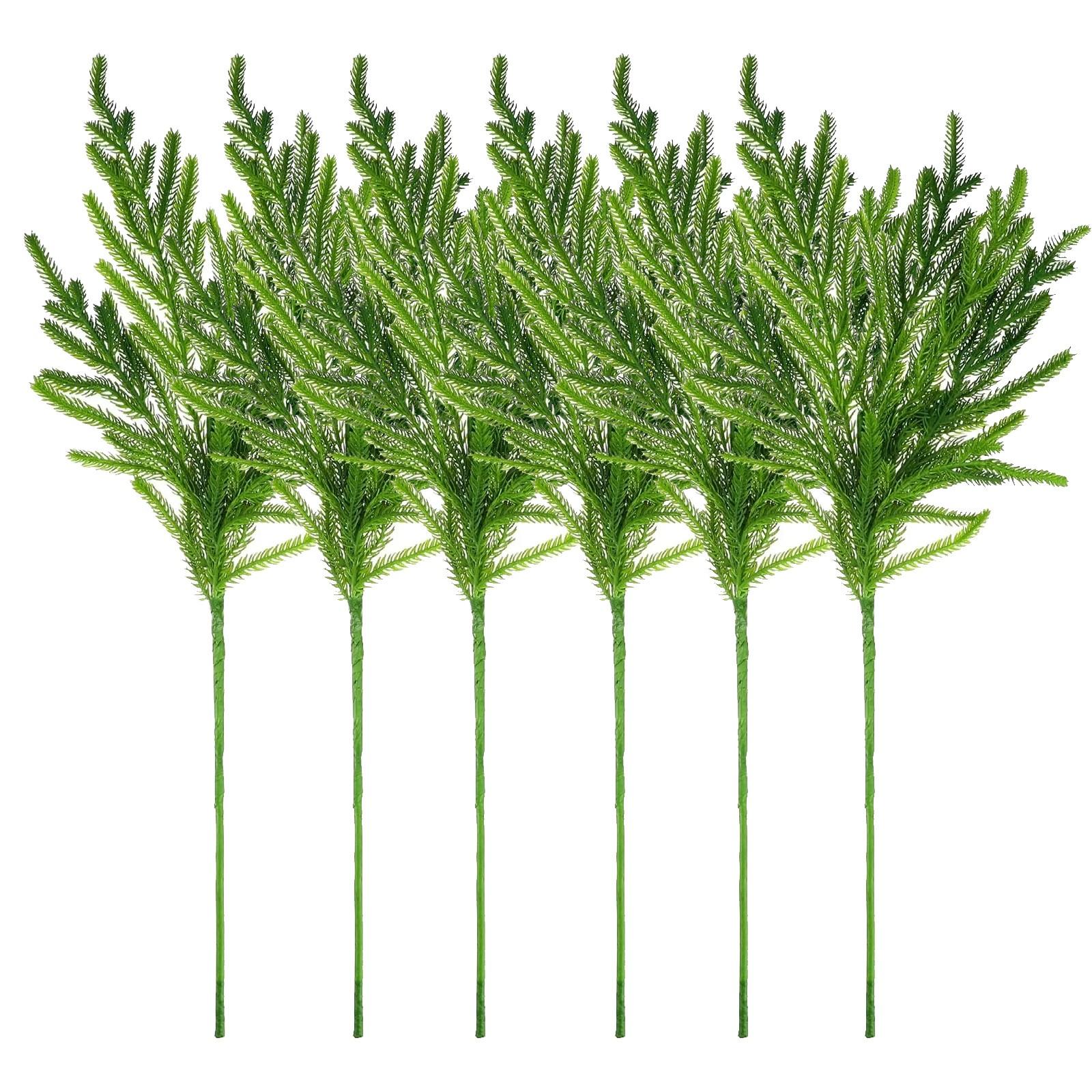 

Рождественские Норфолкские ветки, искусственные венки из стеблей Норфолка, домашний декор One Size