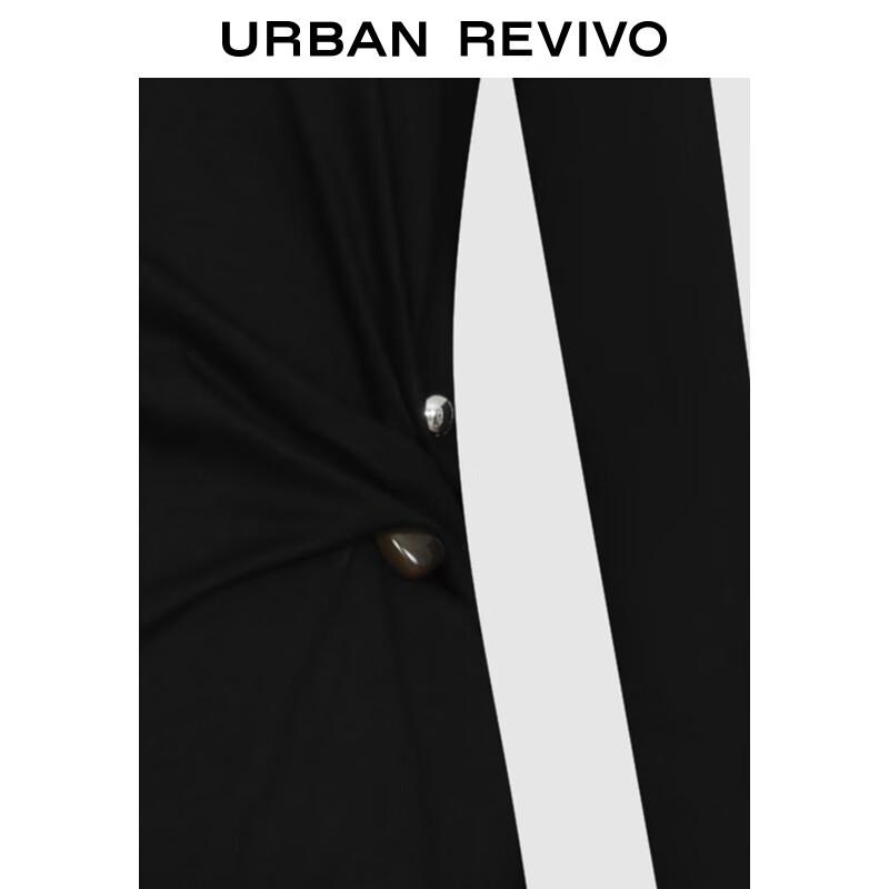 UR Women's Fall Cotton A-Line Midi Dress