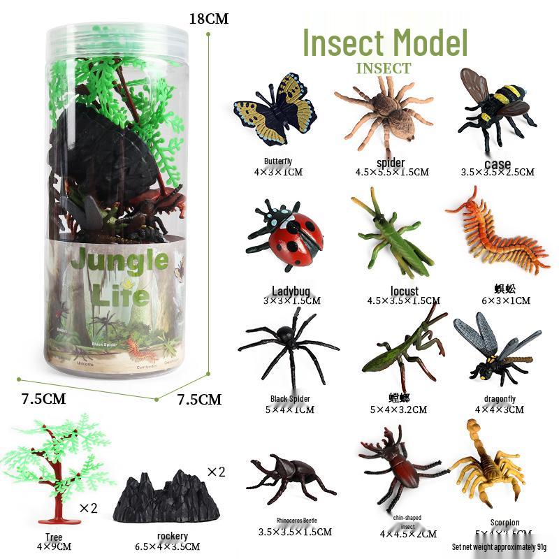 Mini Dinosaur, Insect, and Marine Animal Toys for Kids