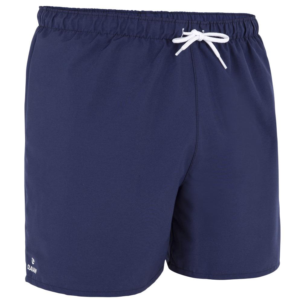 

DECATHLON Solid Lace-up Elasticated Waistband Beach Pants Men s Navy 3XL темно-синий