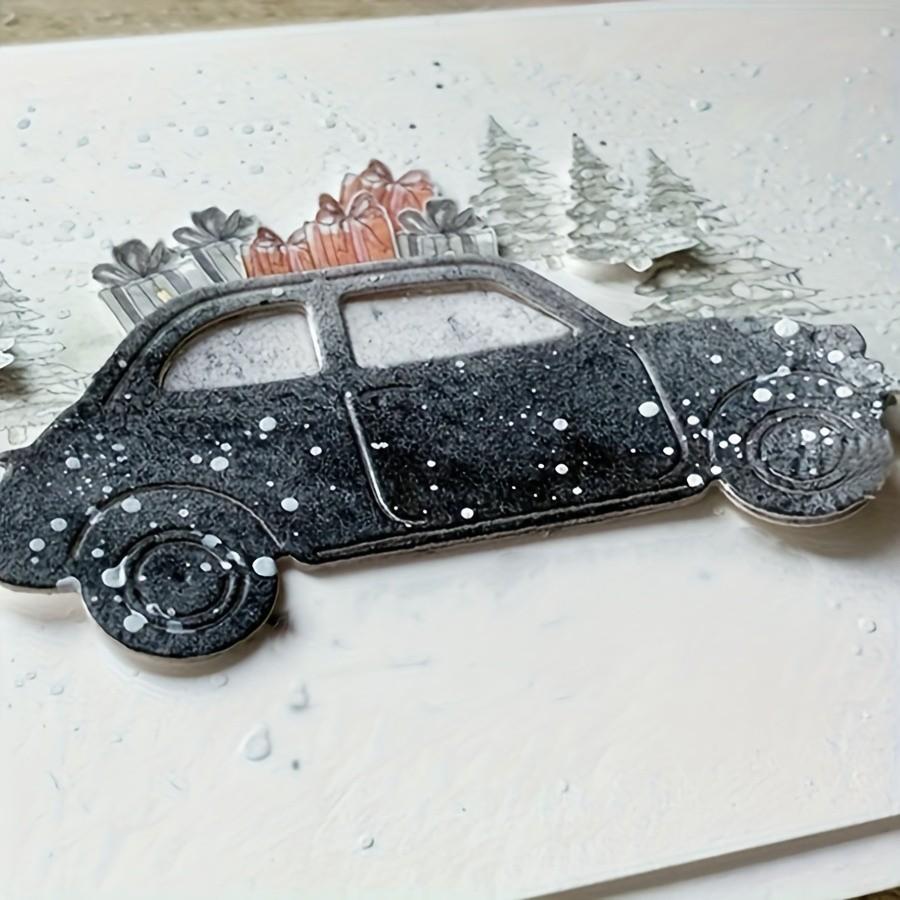 Christmas Car Metal Cutting Dies Stencil for DIY Scrapbooking Photo Album Embossing Paper Cards Crafts Diecuts