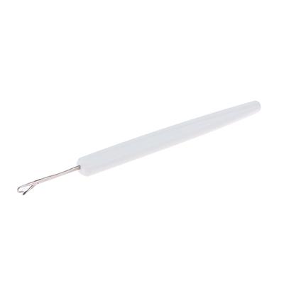 Strumento di chiusura all'uncinetto bianco per tutte le trame di macchine per maglieria di calibro standard da 4,5 mm