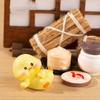 Resin Little Cooking Duck Statue Fairy Garden Desktop Knick-knacks Cartoon Yellow Duck Figurines