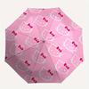 1pc Hello Kitty Pattern Pink Background Umbrella with Plastic Handle,Suitable for All Seasons Home Travel Outdoor UmbrellaSanlio645