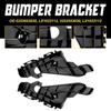 Fit 2014-2015 Lexus IS250 2.5L V6 Front Bumper Brackets Retainer Support Black