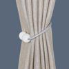 Curtain Clip Creative Curtain Strap Magnetic Buckle No Drilling No Hook Modern Simple Magnet Strap a Pair Of White Home Decorati