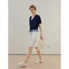 INMAN Women's Ice Silk College Style Knit Cardigan