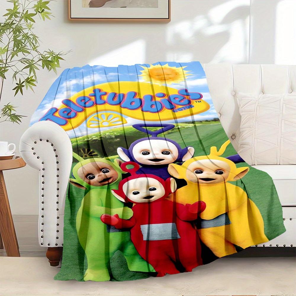 

1pc Teletubbies,Friendship,OutdoorPrint Blanket Suitable for All Seasons, Perfect for Home, Travel, or Camping 299 80cm x 120cm