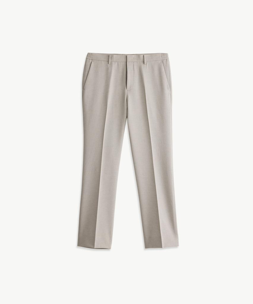 STCO Texture Poly Soft Slacks_Ivory (Straight Fit)_Spaxb07Csi