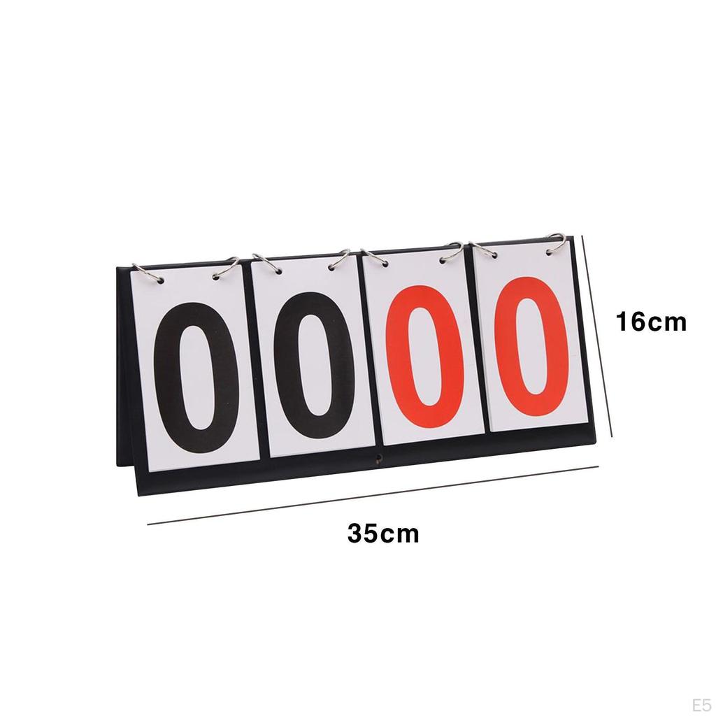 Scoreboard Table Score Holder Desktop Board for Baseball Eq Games