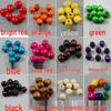 DIY Eco-Friendly 12MM Large-Hole Wood Beads for Children's Crafts & Accessories