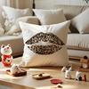 Leopard Print Cushion Cover Silky Short Plush Invisible Zipper Dustproof Sofa Pillow Case For Home Decor