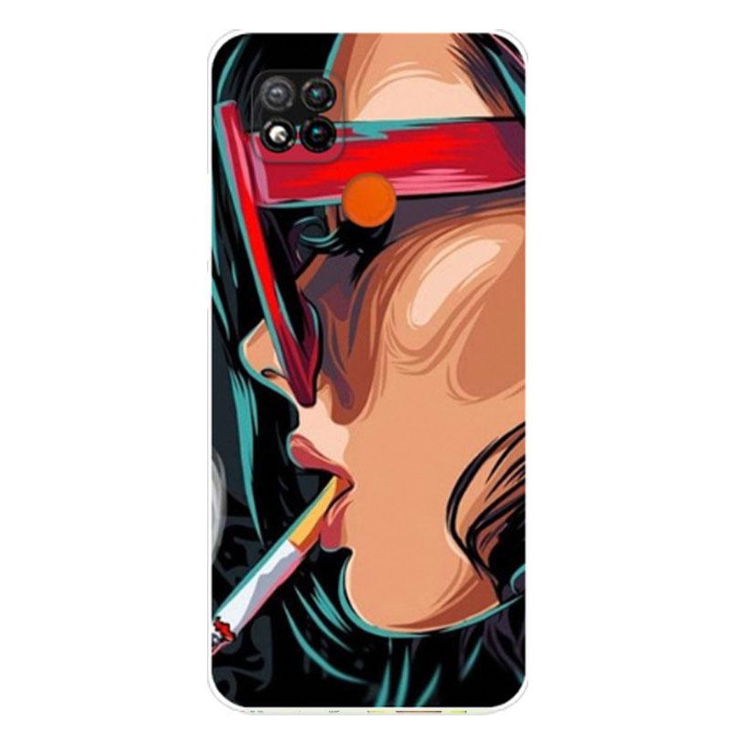 Case For Redmi 9C NFC Phone Case Soft Silicone TPU Back Cover For Fundas Xiaomi Redmi 9C 9 C Redmi9C NFC Case Protective Coque