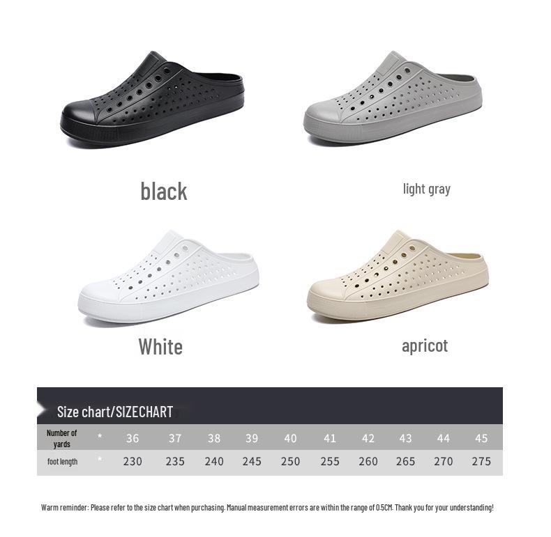 Sandalias de Verano con Agujeros LUCHI: Zapatos Casuales Transpirables, Antideslizantes, de Suela Suave, Resistentes al Agua para Hombres y Mujeres