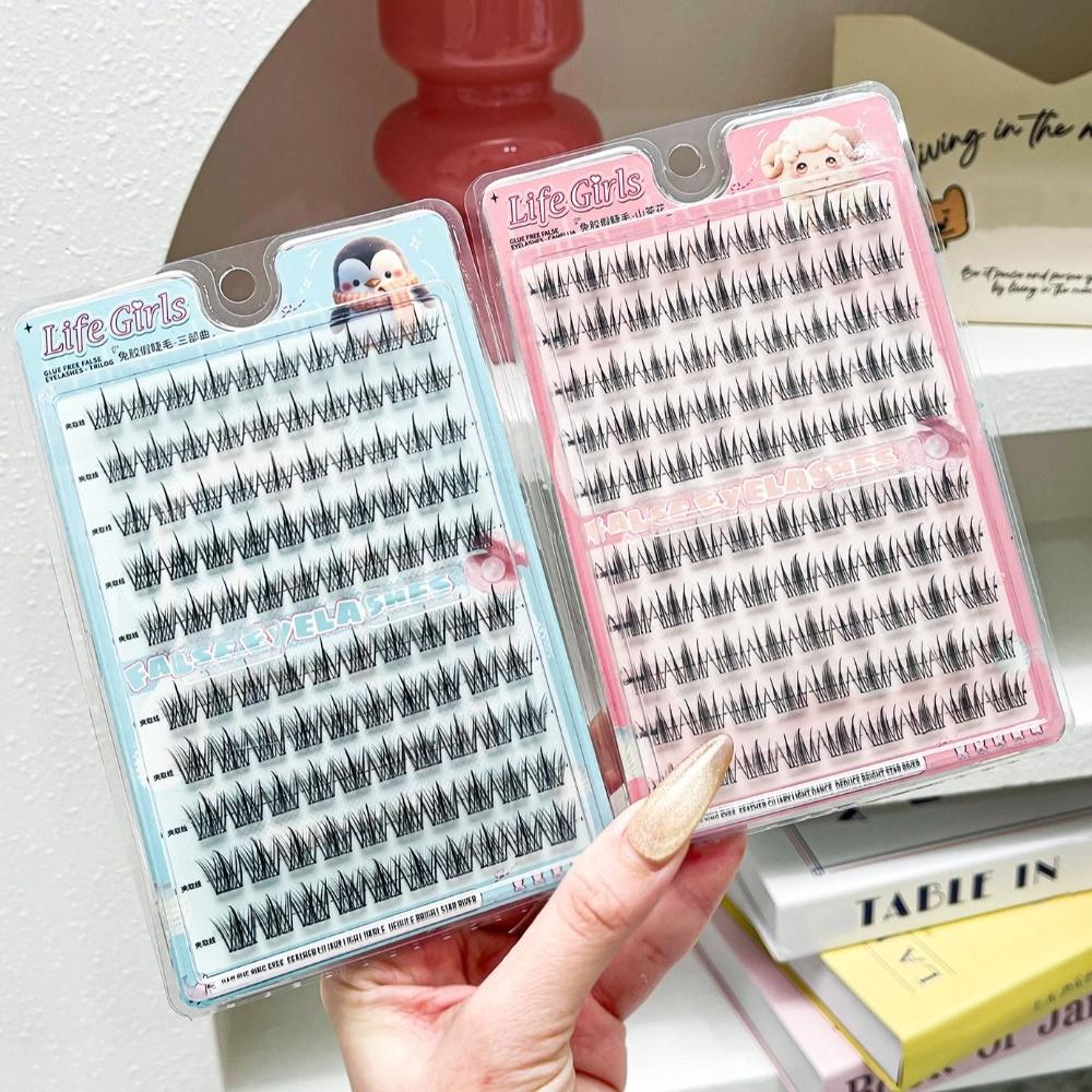 Oblique Winged Individual Eyelashes Segmented Eyelashes Extensions  Makeup Tool