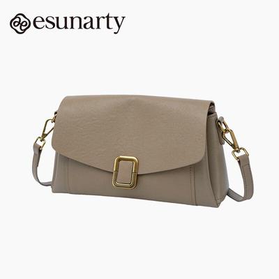 ESUNARTY 2026 Genuine Leather Pillow Crossbody Shoulder Bag