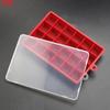 1pcs With Lid /No Lid 24-hole Silicone Ice Tray Square Box Auxiliary Food Puree Cheese Jelly Mold Bar Kitchen Tool Cocktail Cube