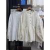 Heavy Embroidery Doll Shirt with Sweet Lace Collar – Women's Autumn Japanese Mori Girl Style Long-Sleeved Pullover.