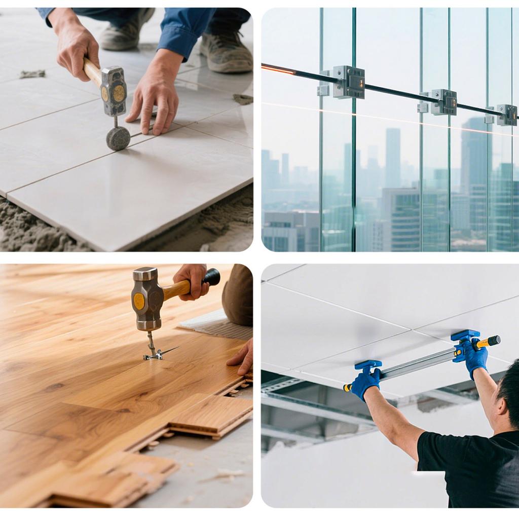 Vantuzlu Tesviye Aleti, Seramik Karo, Levha, Arka Duvar Montajı, Derz Tesviyesi, Ayarlama ve Sabitleme Aleti,