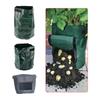 Potato Planting Bag With Flip Cover Pe Cloth Planting Container Bag Thickened Pe Flower Pot Vegetable Flower Planting Bag