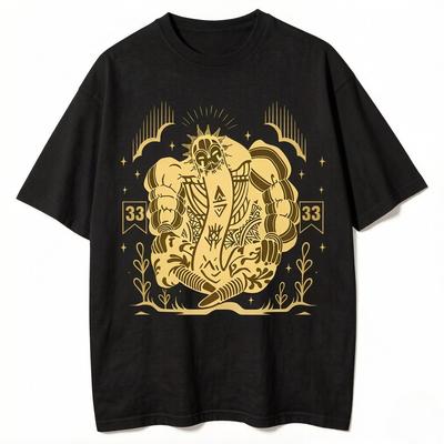 Dimljuseffekt Äventyr 33 Bomullspresent Ny Design Spelälskare Unisex Kläder T-shirt Spelare Jacka