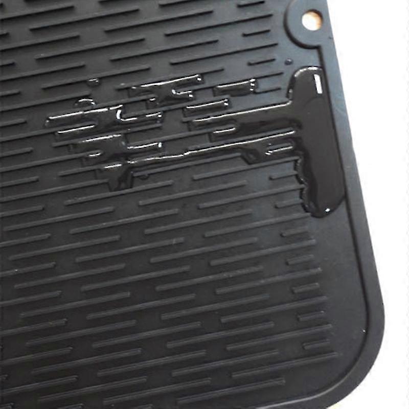 Large Multifunctional Silicone Placemat Dish Drying Mat Kitchen Draining Table Drain Mat Sink Non-s