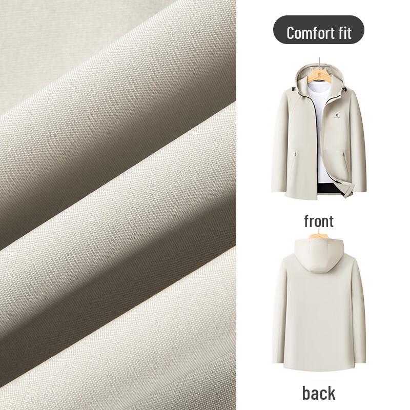 MONTAGUT Men's Spring/Autumn Hooded Water-Repellent Jacket