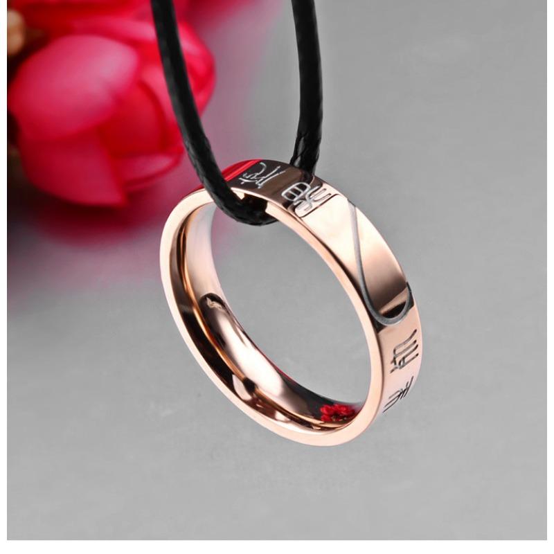 

Кольцо из титановой стали в китайском стиле для пары, новые украшения для пары, винтажные аксессуары