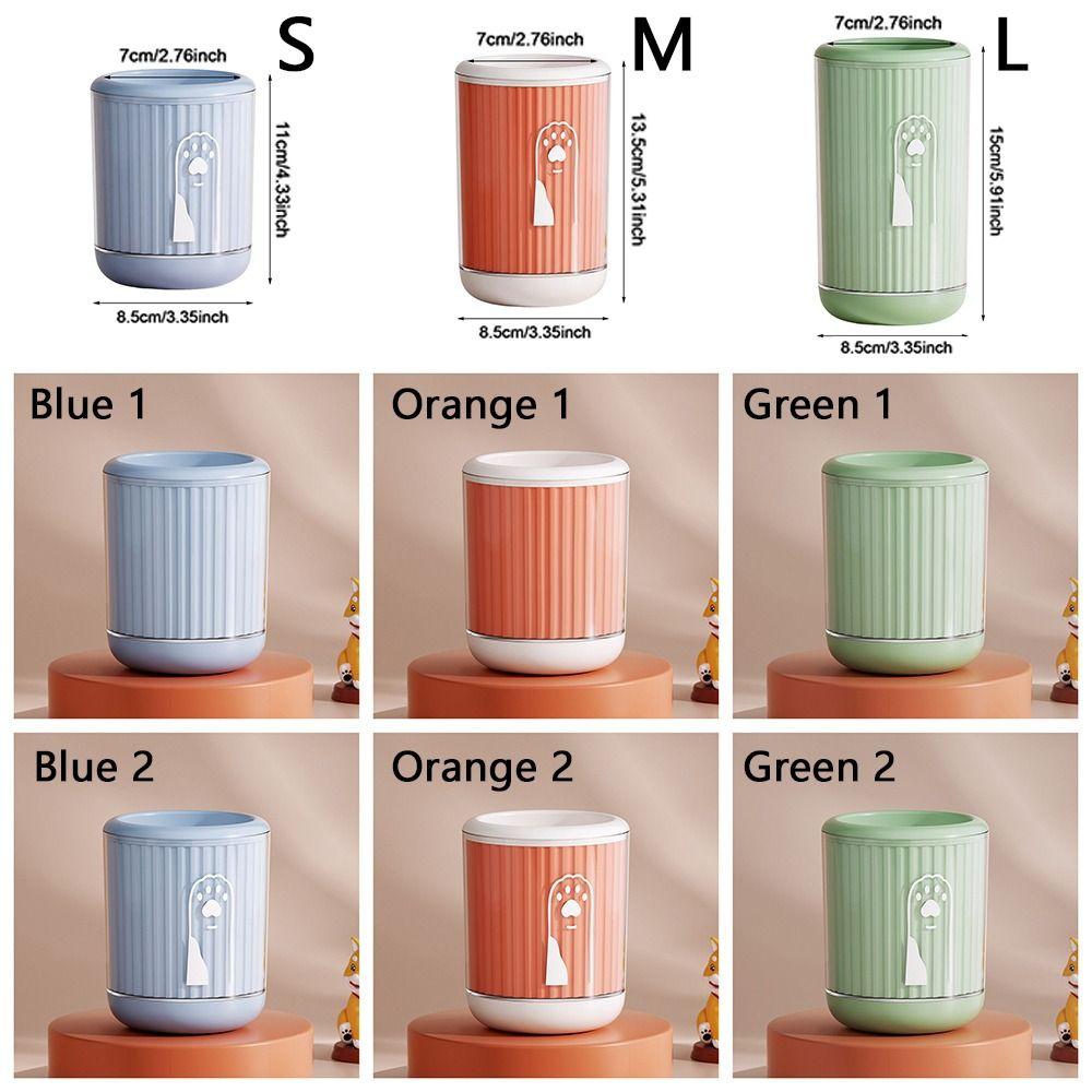 Automatic Pet Foot-washing Cup Soft Quick Wash Paw Cleaner Cup Detachable Portable Paw Cleaner Device Paw Maintenance