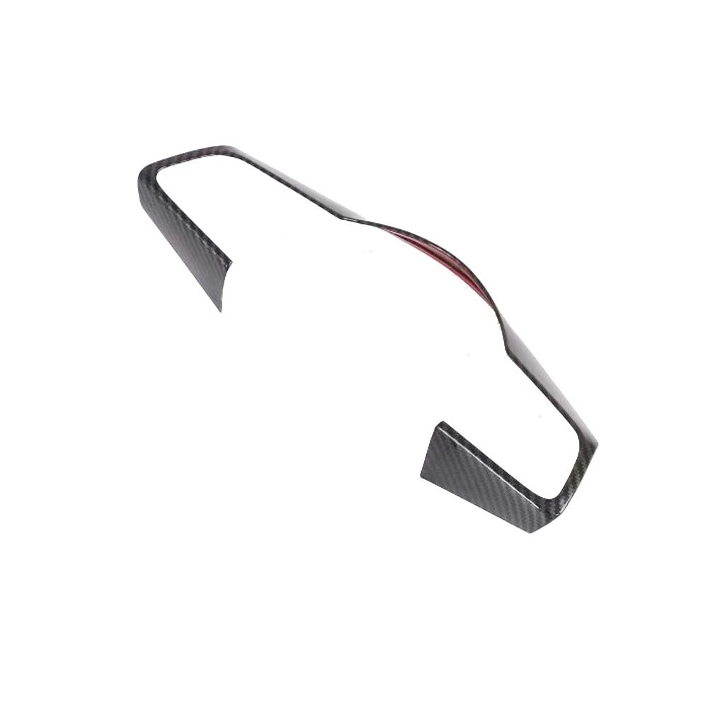 Car Steering Wheel Panel Cover Trim For Kia Forte K3 Carbon Fiber Interior Mouldings Accessories