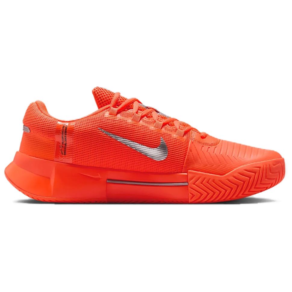 Nike GP Challenge 1 Premium Comfortable Versatile Low-Top Tennis Shoes Men Sneakers Orange Silver HQ2628-801