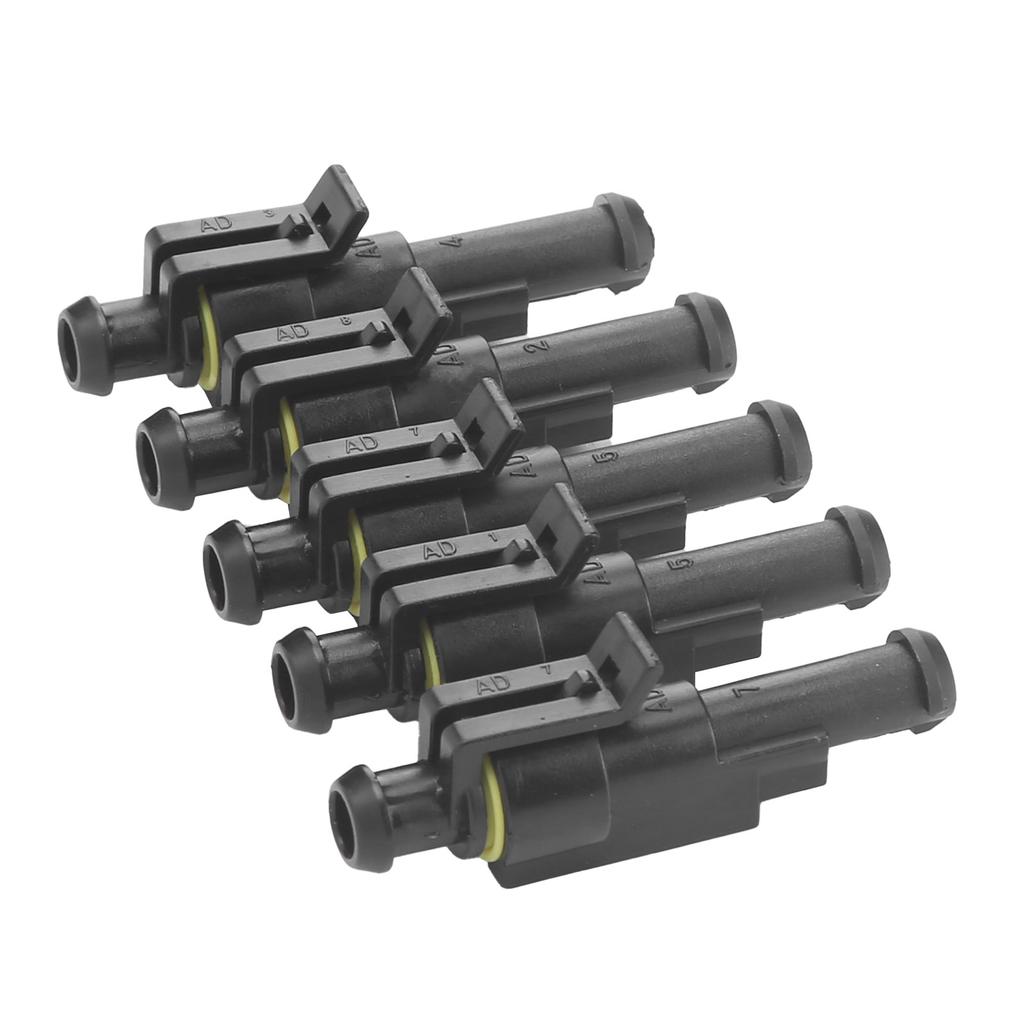 5pcs 1Pin Electrical Wire Connector Super Seal Waterproof for Car Truck Motorcycle Ship