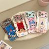 Suitable for Autumn and Winter Iphone17promax Apple 16 Mobile Phone Case 15 Plush Cartoon Animals 13 Leather Mobile Phone Case