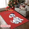 [1pc Dalmatian Carpet] Custom Name Area Rug for Home and Game Room Use, Soft Indoor Sofa Chair Mat