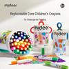 MiDeer Washable Silky Crayons with Replaceable Cores