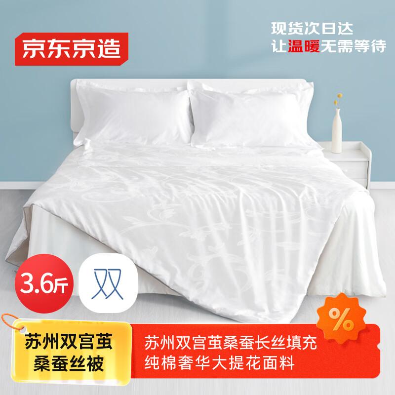 

Jingdong Crafted Suzhou Double Cocoon Mulberry Silk Quilt 2x2.3m