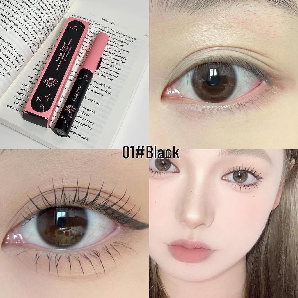 Gegebear Double-Ended Long-Lasting Mascara - Natural Curl, Waterproof, Sweatproof, Smudge-Proof Eyelash Primer.