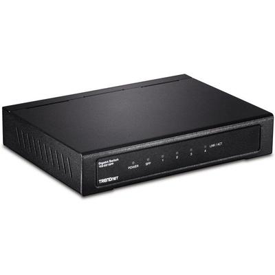 TRENDNET TEG-S51SFP 4-Port Ethernet Switch - 2 Layers Supported - Modular - Fiber Optic - Twisted Pair