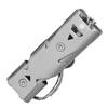 Stainless Steel High-Frequency Survival Whistle for Outdoor Rescue and Earthquake Relief