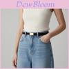 Casual Leather Belt For Women With Alloy Buckle For Spring Fashion Accessory
