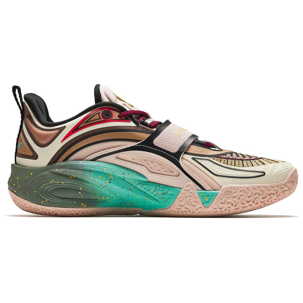 Anta Kai 1 Embroidery Men Sneakers Beige Off-White Blue 112521113S-1